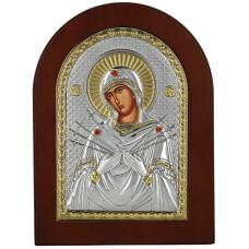Семистрільна Ікона 10x14см аркової форми на дереві