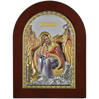 Ікона Святий Ілля 15x21см в різнобарвній емалі аркової форми на дереві