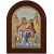 Ікона Святий Ілля 15x21см в різнобарвній емалі аркової форми на дереві