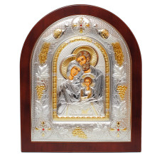 Ікона Святе Сімейство 18x22см аркової форми на дереві