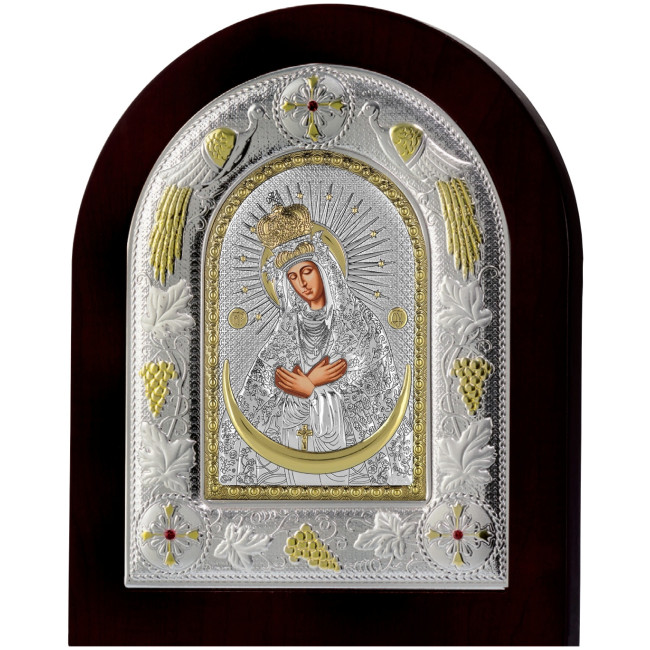 Остробрамська Ікона Божої Матері 18x22см аркової форми на дереві