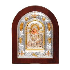 Кікська Ікона Божої Матері 24x29см аркової форми на дереві
