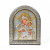 Вифлеємська  Ікона Божої Матері 21х26см під склом аркової форми в шкірі EPZ5-021AG-BR/P