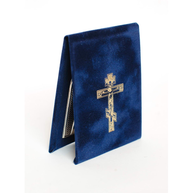 Невипивна Чаша ікона Божої Матері 5,5х7см в бархатній книжечці EP2-041WAG/P