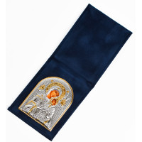 Страсна (Неустанної Допомоги) Ікона Божої Матері 3,8х5,3см в бархатній книжечці