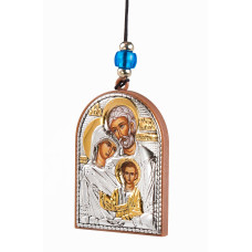 Автомобльна іконка Святе Сімейство 4х5,5см в машину на шнурочку