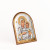 Єрусалимська Ікона Божої Матері 4х5,6см аркової форми на пластиковому кіоті EP1-006PAG/P