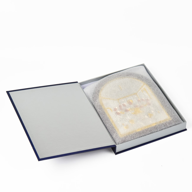 Срібна Ікона Таємна Вечеря 15х19,6см в срібному окладі з позолотою EK5-200XAG