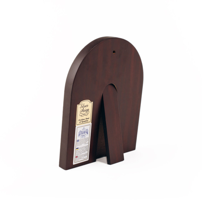 Георгий Победоносец Икона 20х25см в серебряном окладе с позолотой EK5-010XAG