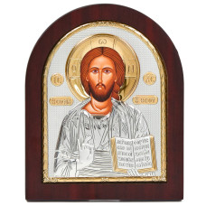 Ікона Ісуса Христа 15х19,6см в срібному окладі з позолотою