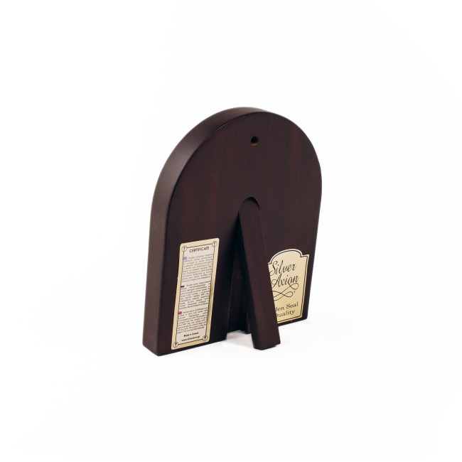 Остробрамская Икона Божией Матери 15х19,6см в серебряном окладе украшенном разноцветной ємалью EK4-067XAG/CB