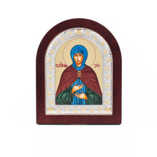 Ікона Свята Зоя 15х19см аркової форми в срібній рамці