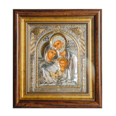 Ікона Святе Сімейство 38,5х42см під склом в прямокутному кіоті