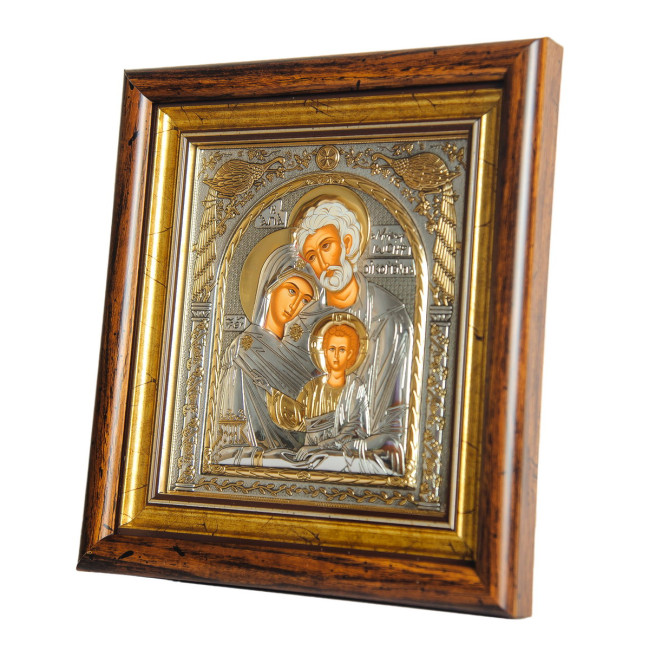 Ікона Святе Сімейство 38,5х42см під склом в прямокутному кіоті EP516-015KZ/P