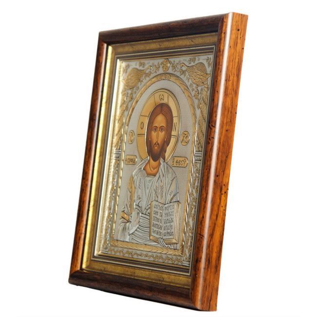 Ікона Ісуса Христа 38,5х42см під склом в прямокутному кіоті EP516-001KZ/P
