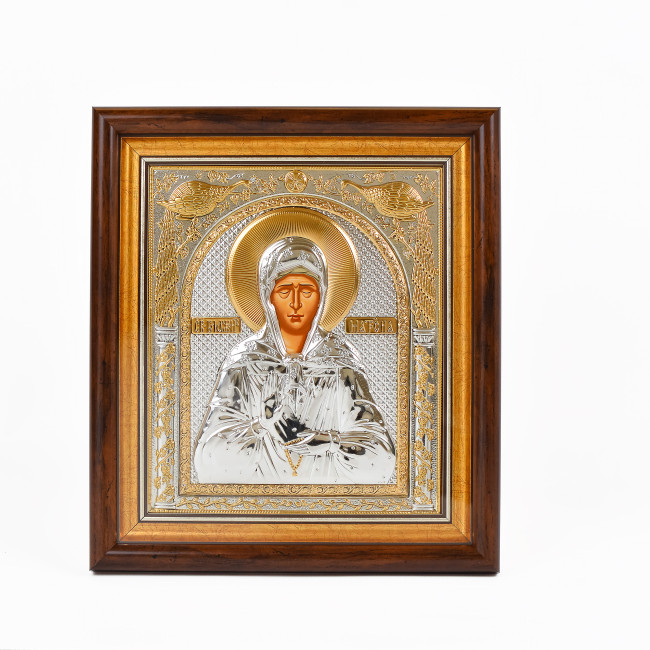 Ікона Матрони 28,5х30,5см під склом в прямокутному кіоті EP515-163KZ/P