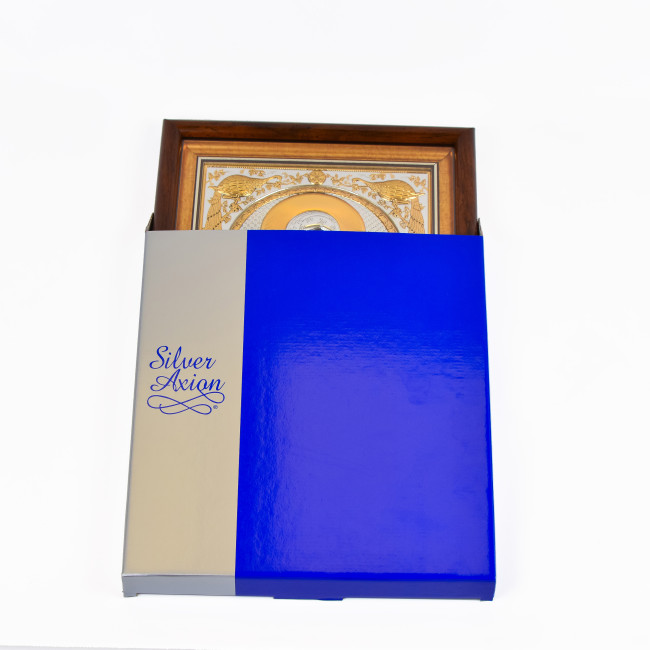 Ікона Матрони 28,5х30,5см під склом в прямокутному кіоті EP515-163KZ/P