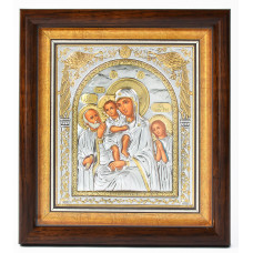 Ікона Трьох Радостей 23,3х25,7см під склом в прямокутному кіоті