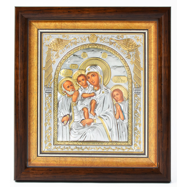 Ікона Трьох Радостей 23,3х25,7см під склом в прямокутному кіоті EP514-273KZ/P
