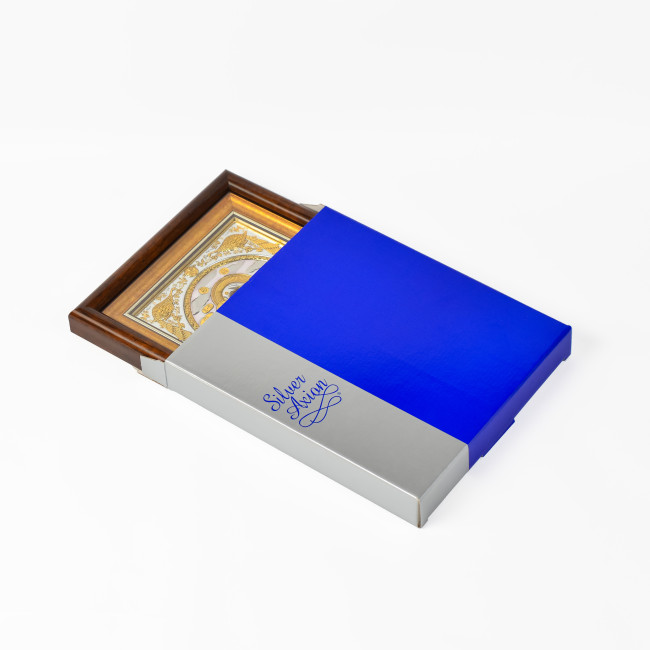 Ікона Трьох Радостей 23,3х25,7см під склом в прямокутному кіоті EP514-273KZ/P