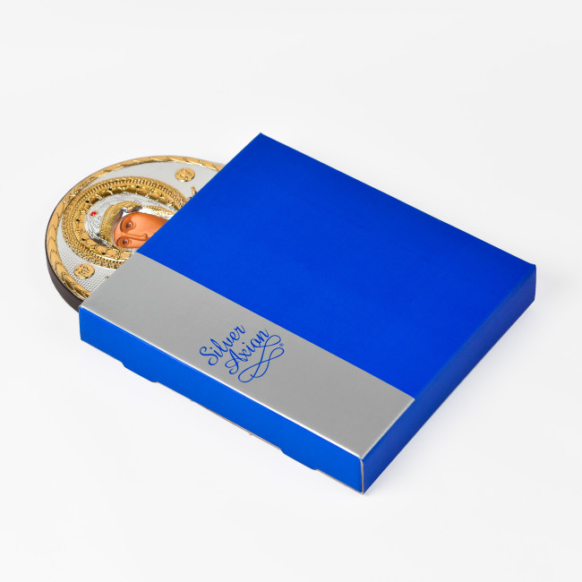 Семистрільна Ікона Божої Матері 16,3х21,3см аркової форми без рамки на дереві EP5-152XG/P