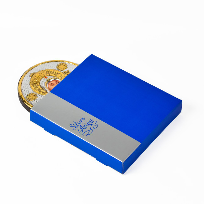 Вифлеємська  Ікона Божої Матері 8,3х10,4см аркової форми без рамки на дереві EP3-021XG/P