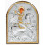 Георгий Победоносец Икона 8,3х10,4см арочной формы без рамки на дереве EP3-010XG/P