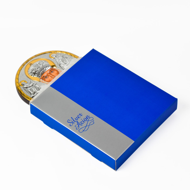 Ікона Миколай Чудотворець 8,3х10,4см аркової форми без рамки на дереві EP3-009XG/P