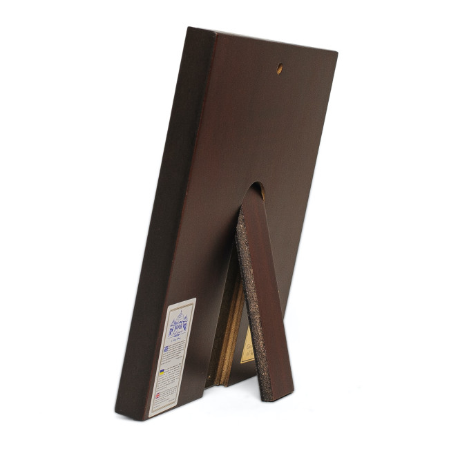 Семистрільна Ікона Божої Матері 8х9,3см прямокутної форми на дереві без рамки EP442-152XG/P