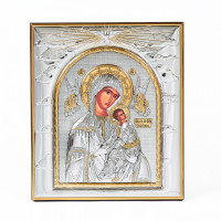 Страстная Икона Божией Матери 22,8х26,5см прямоугольной формы на дереве без рамки