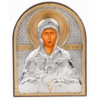 Ікона Матрони 12х15,2см аркової форми без рамки на дереві