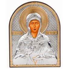 Ікона Матрони 12х15,2см аркової форми без рамки на дереві