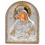 Почаевская Икона Божией Матери 8,3х10,4см арочной формы без рамки на дереве EP3-066XG/P