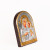 Єрусалимська Ікона Божої Матері 8,3х10,4см аркової форми без рамки на дереві EP3-006XG/P