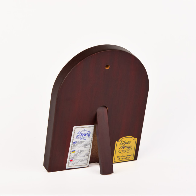 Єрусалимська Ікона Божої Матері 8,3х10,4см аркової форми без рамки на дереві EP3-006XG/P