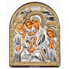 Ікона Трьох Радостей 8,3х10,4см аркової форми без рамки на дереві