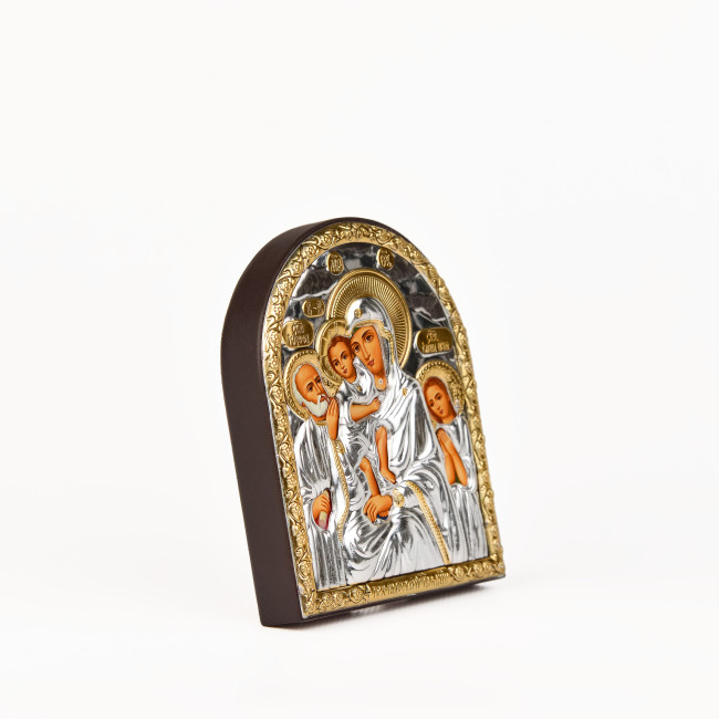Ікона Трьох Радостей 8,3х10,4см аркової форми без рамки на дереві EP3-273XG/P