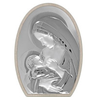 Срібна Ікона Богоматір Годувальниця 26,5x34,5см