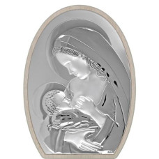 Срібна Ікона Богоматір Годувальниця 26,5x34,5см