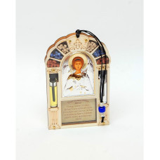 Образок в машину Оберіг для водія Іконка-ладанка з молитвою 11х7см на шнурочку