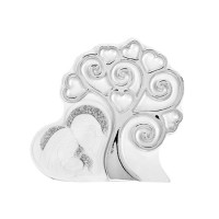 Свята Сім'я - срібна статуетка 10х11 см