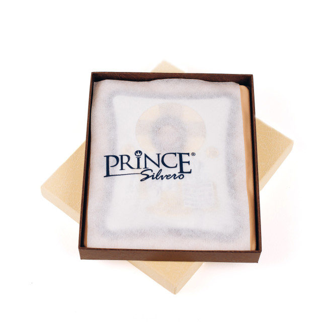 Срібна ікона Спаситель Ісус 12х15см на довгастому кіоті