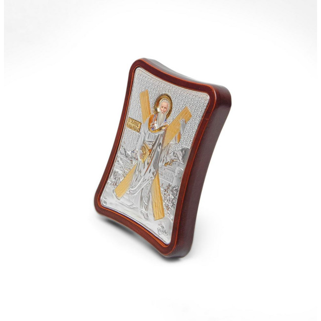 Ікона Андрія Первозванного 15х20см на дерев'яному витягнутому кіоті 