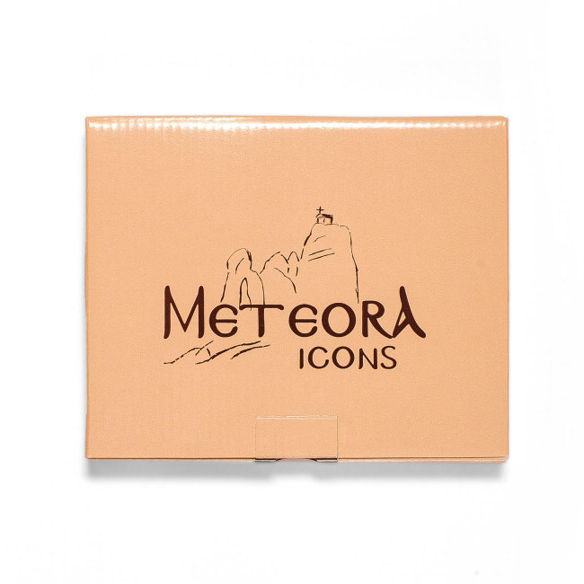 Срібна Ікона Святого Андрія Первозваного на 15х20см продовгуватому кіоті