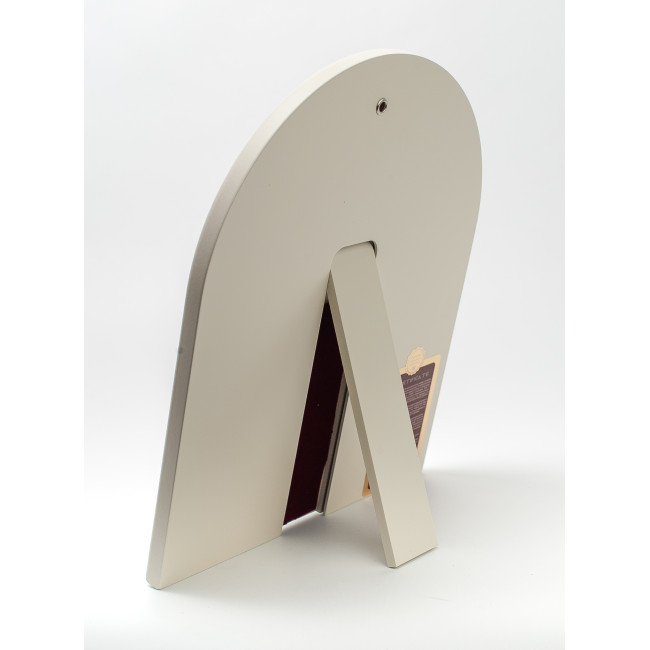 Ікона Святе Сімейство 24x29см аркової форми на білому дереві