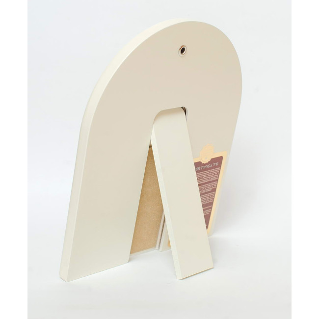 Казанська Ікона Божої Матері 18x22см аркової форми на білому дереві