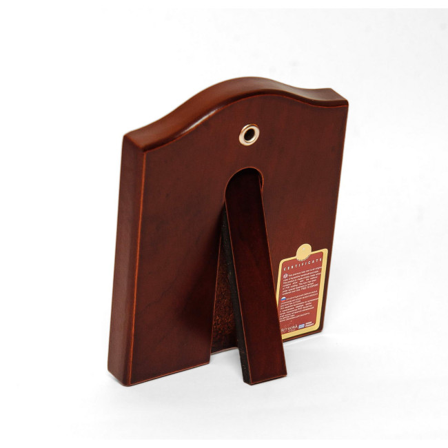 Казанська Ікона Божої Матері 20x25см на синьому фоні в срібній рамці з позолотою 