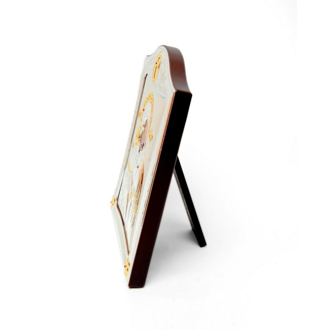 Вишгородська Ікона Божої Матері 15,5x19,5см в срібній рамці з позолотою 