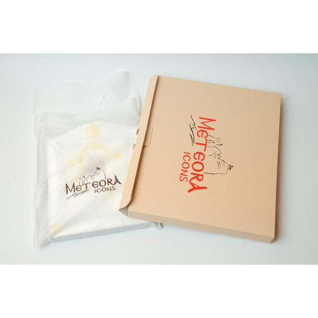 Вишгородська Ікона Божої Матері 15,5x19,5см в срібній рамці з позолотою 