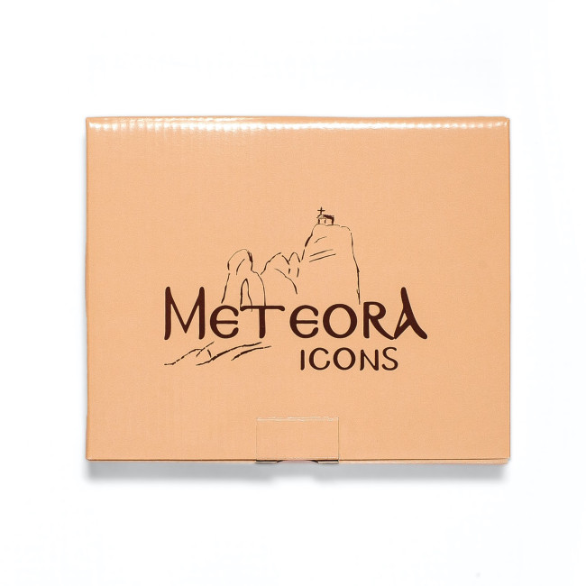 Ікона Андрія Первозванного 20x25см в срібній рамці з позолотою 